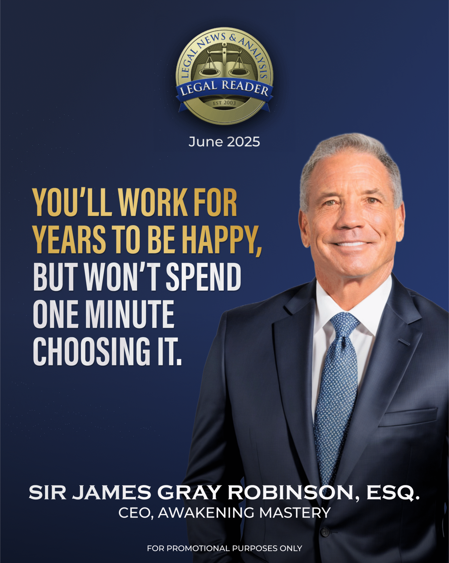 You’ll Work For Years To Be Happy But Won’t Spend One Minute Choosing It